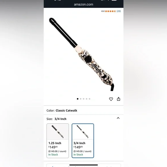 Beachwaver .75 S Curling Iron - Picture 3 of 4